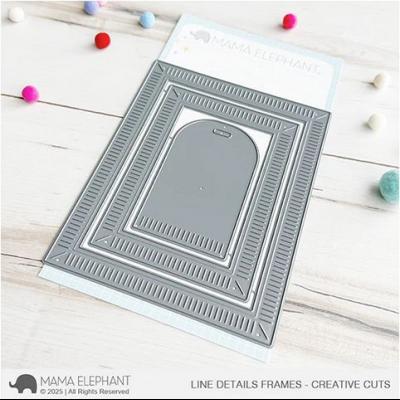Mama Elephant Creative Cuts - Line Detail Frames